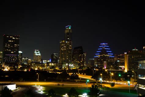 Austin Texas Skyline During Acl 2012 Austin At Night Nan Palmero
