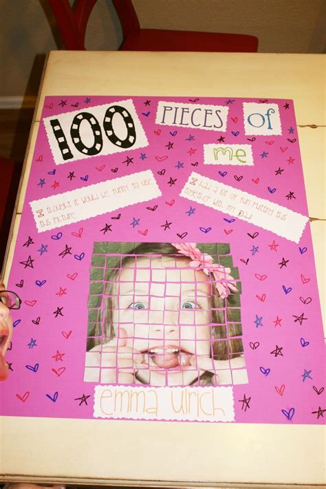 4 The Luv 100 Pieces Of Emma 100 Day Of School Project School