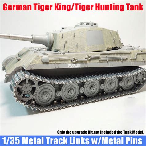German Tiger King Tiger Hunting Heavy Tank Metal Track Links W