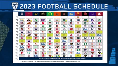 Pac 12 Football What To Know About The 2023 Schedule Athlon Sports