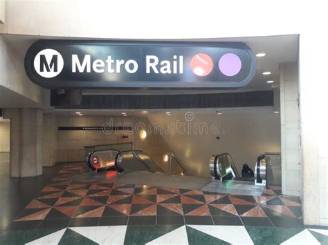 Los Angeles Union Station Metro Redpurple Line Station Entrance