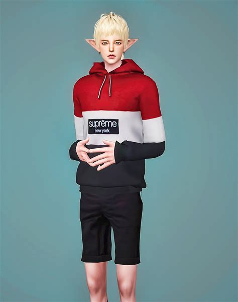 M Nate Hoodie Without Turtleneck By Simsday Simsday