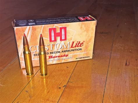 Ammo Review Hornady Custom Lite Reduced Recoil 308 Winchester Gun