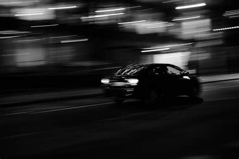 Free Images Light Black And White Car Night Driving Vehicle