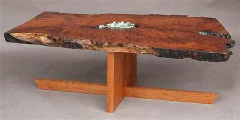 Live Edge Redwood Coffee Table Finewoodworking