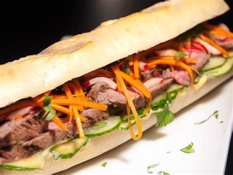 vietnamese banh mi steak sandwiches the little gsp