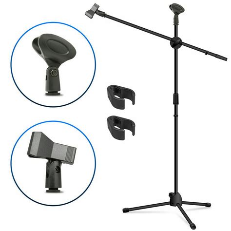 Microphone Boom Stand Griffin 6 Pack With Cardioid Vocal Microphones