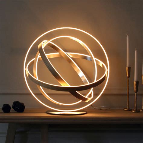 Henri Bursztyn B612 Led Wooden Pendant And Table Lamp Darklight Design