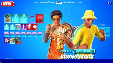 Fortnite Bruno Mars With Emote And Anderson Paak Full Silk Sonic