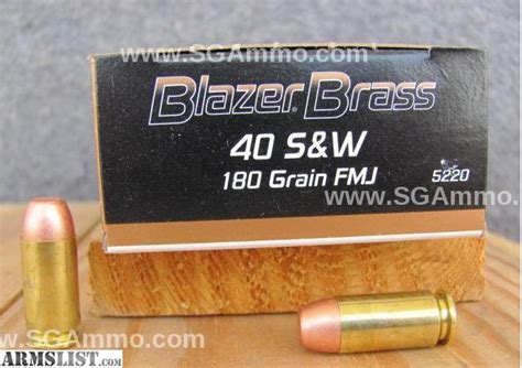 Armslist For Sale 1000 Rounds Cci Blazer Brass 40 Sandw 180 Grain