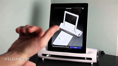Brookstone Iconvert Scanner For Ipad Hands On Youtube