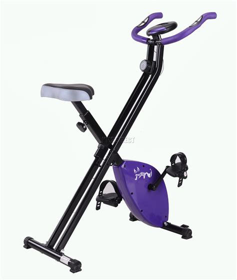 Foxhunter Exercise Bike Folding Magnetic X Bike Cardio Workout Trainer