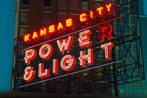 Kansas City Power And Light Neon Sign By Coty Beasley Photo 75956111