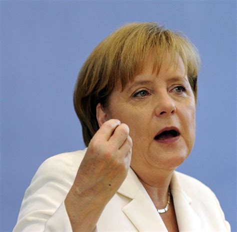 Angela Merkel Mit Super Laune Durch Das Stimmungstief Welt