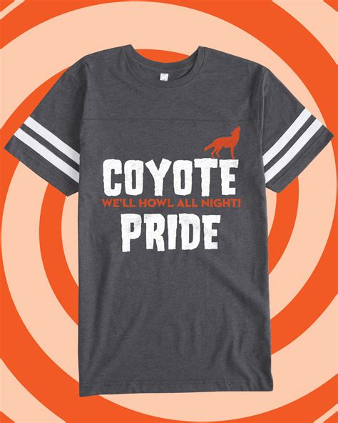 Coyote Pride Varsity Shirt Design Idea For Custom T Shirt Class