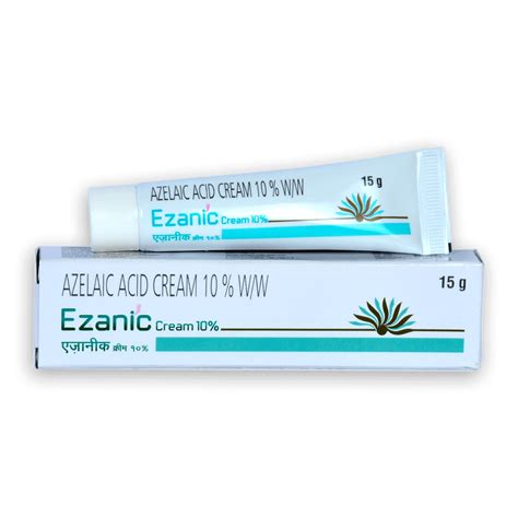 Azelaic Acid 10 Cream Ezanic 15g Skin Care Glows