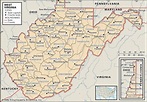 Wv County Map With Roads - Alanna Leontyne