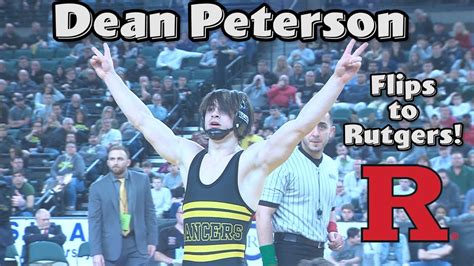 Dean Peterson 2 Time Nj State Wrestling Champ Signs With Rutgers