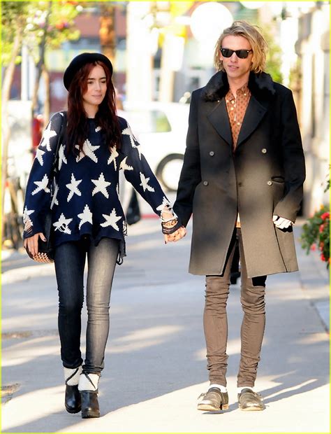 Full Sized Photo Of Lily Collins Jamie Campbell Bower Might Be Dating
