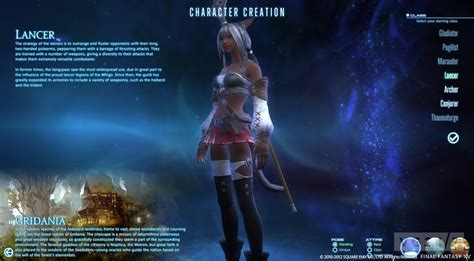 Final Fantasy Xiv A Realm Reborn Character Creator Gets Screens Vg247