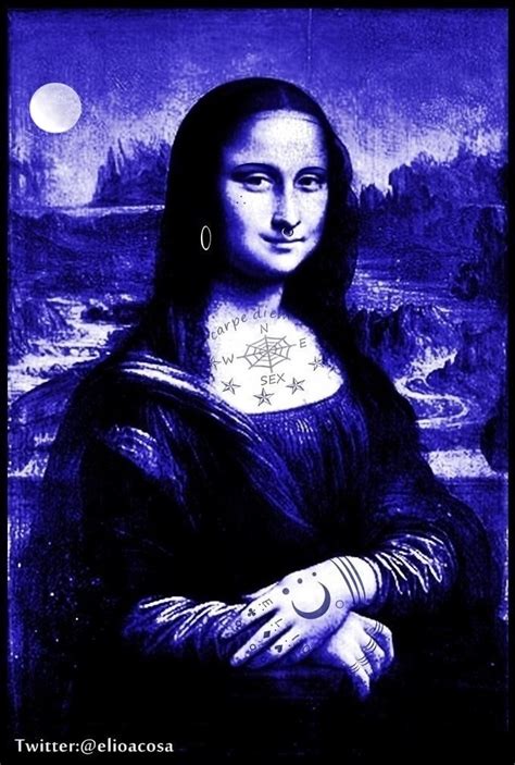 Mona Lisa Suicide Girls Version Blue