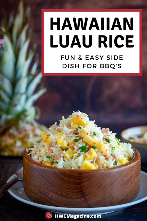 Hawaiian Luau Rice Recipe In 2020 Hawaiian Dishes Hawaiian Side