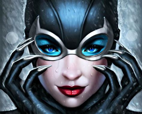 1080p Free Download Catwoman Claws Art Glasses Black George