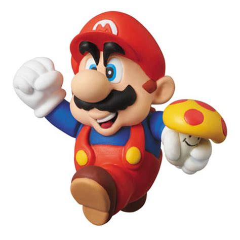 Nintendo Series 1 Super Mario Bros Mario With Mushroom Mini Figure