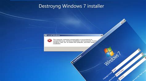 Destroying Windows 7 Installer Youtube