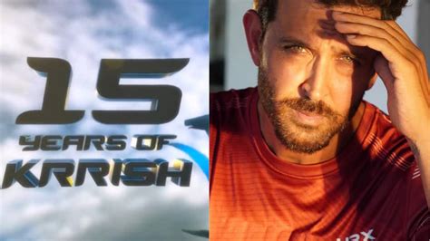 hrithik roshan announces krrish 4 on film s 15th anniversary tiger shroff reacts movies