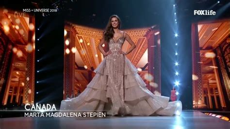 Miss Universe Canada Stuns In Michael Cinco Dress During Evening Gown