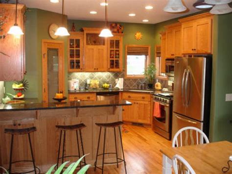 Ideas for cabinets, flooring, trim, furniture and more. Kitchen Paint Colors with Oak Cabinets - Home Furniture Design