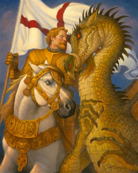St George And The Dragon — The Art Of Scott Gustafson