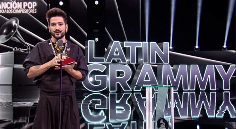 Camilo Recibe Su Primer Latin Grammy Por ‘tutu Por Mejor Canción Pop