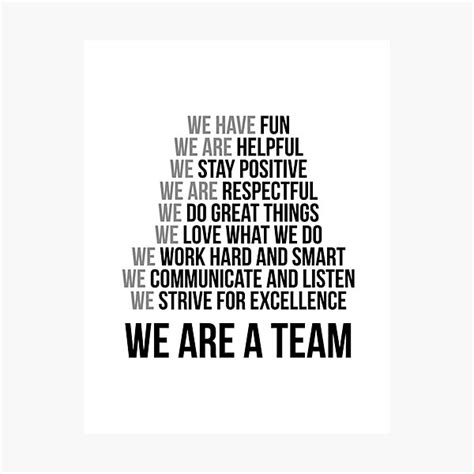 We Are A Team Teamwork Quotes Office Decor Office Wall Art