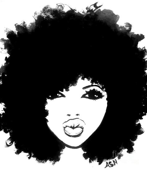 Afro Girl Clip Art