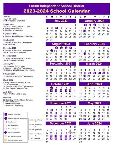 Board Approves 2023 24 School Calendar Lufkin Isd