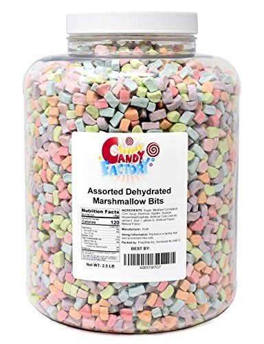 Dehydrated marshmallow pieces for sale! Assorted Dehydrated Cereal Marshmallow Bits 3 lb bulk bag ...