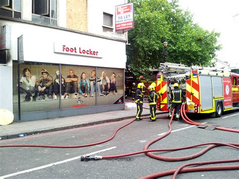 Brixton Footlocker Fire Smoulders On Shops Still Closed Photos