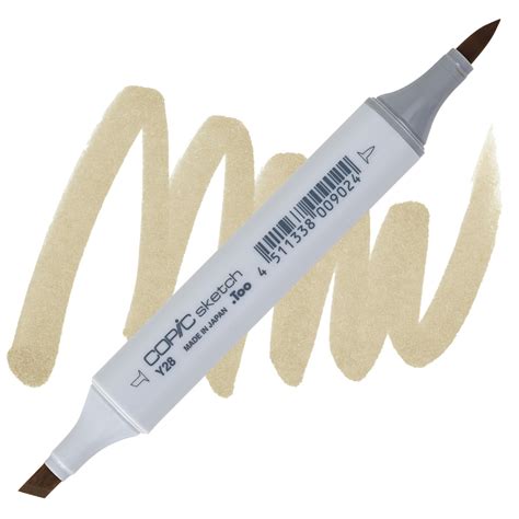 Copic Sketch Marker Lionet Gold Y28 Blick Art Materials