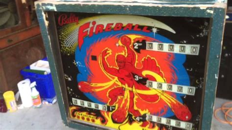 1972 Bally Fireball Pinball Machine We Buy A Them Youtube