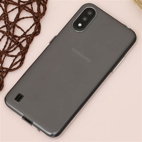 Ốp lưng Galaxy A01 Nhựa dẻo Nake slim JM Nake slim Nude giá rẻ