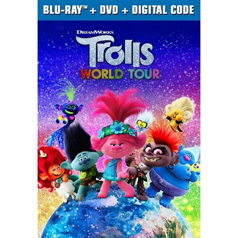 Trolls World Tour Blu Ray Dvd Digital Copy