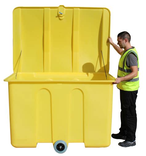 Poly Storage Bin On Wheels With 1400ltr Capacity Psb3w Romold
