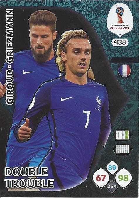 Последние твиты от antoine griezmann (@antogriezmann). Olivier Giroud / Antoine Griezmann - France - carte 438 ...