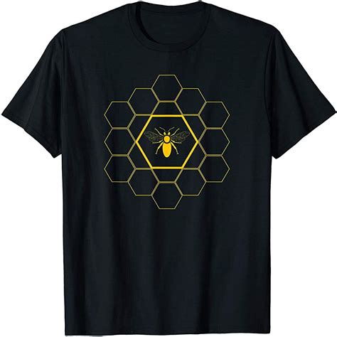 Bee Honeycomb Beekeeper Beekeeping T Shirt Gift T Shirt Size Up To 5xl