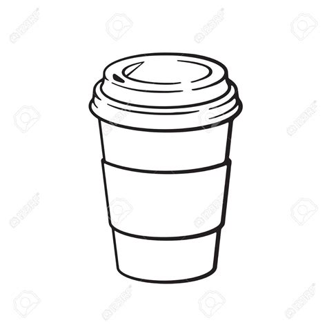 Coffee Cups Drawing Drawing Image