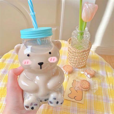 Lovely Bear Water Bottle Envases De Bebidas Botellas De Bebidas