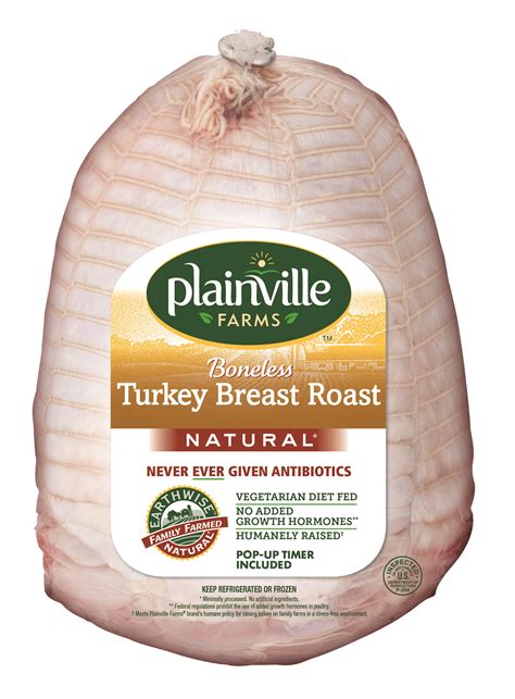 Natural Boneless Turkey Breast PLAINVILLE FARMS