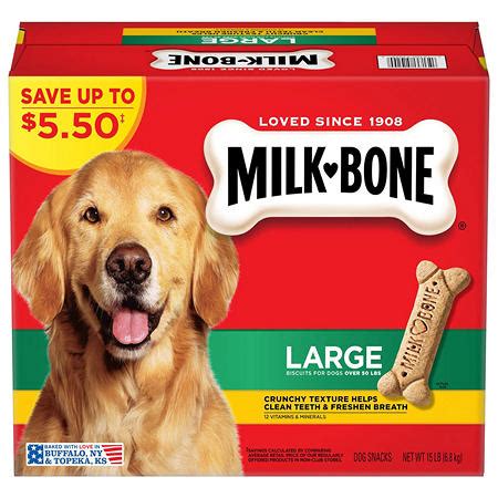 Make milkbones for your dog right at home. Milk-Bone Dog Biscuits, Large (15 lbs.) - Sam's Club